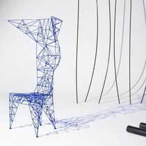Stuhl / originelles Design / mit hoher Rückenlehne...