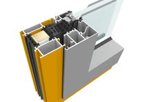 Aluminiumprofil f&uuml;r Fenster AT 740 SI AKOTHERM