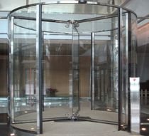 Automatische Dreht&uuml;r f&uuml;r Gesch&auml;ftsgeb&auml;ude BIRA KRYSTAL E71 ERREKA AUTOMATISMOS