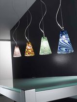 Designer-Pendelleuchte (mundgeblasenes Glas, handgefertigt) ONDA Classic Light