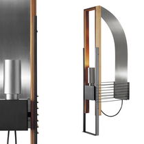 Designer Stahl-Wandleuchte MARX cod.1285 by Richard Neutra , 1928 Martinelli Luce Spa