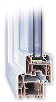 Doppelglas-Fl&uuml;gelfenster aus PVC  Trocal