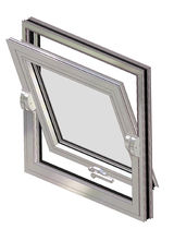 Drehfenster aus Aluminium AA&reg;602TE ALCOA ARCHITECTURAL PRODUCTS
