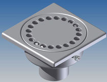 Duschabfluss aus Edelstahl SERIES 100 MM: C1040 Caggiati Maurizio Srl