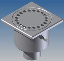 Duschabfluss aus Edelstahl series 100 mm: c1040/1 Caggiati Maurizio Srl