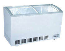 Gefrierschrank mit Glasschiebe&ouml;ffnung f&uuml;r Gewerbe (Gefriertruhe)  SANCON