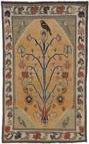 Indischer Wollteppich mit geometrischem Muster (Gabbeh, handgefertigt) GABBEH Warp & Weft