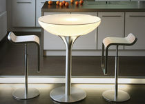 moderner Au&szlig;en-Stehtisch f&uuml;r Gewerbe (beleuchtet) LOUNGE  MOREE