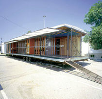 modernes &Ouml;ko-Mikro-Fertighaus PCTC OMD office of mobile design