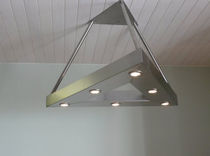 Moderne Pendelleuchte (Edelstahl)  Formadour