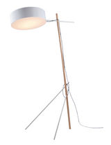 moderne Stoff-Stehlampe EXCEL by Rich Briliant Willing Triode Design