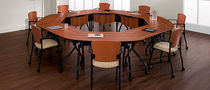 moderner Holz-Besprechungstisch BUNGEE GLOBAL totaloffice