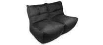 moderner Kaminsessel BLACK SAPPHIRE TWIN COUCH Ambient Lounge Italia
