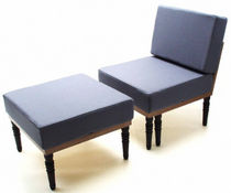 moderner Sessel mit Fu&szlig;schemel  Duffy London