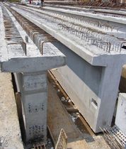 T-Tr&auml;ger aus Spannbeton JKR PRT Prestasi Concrete Sdn Bhd