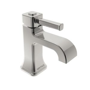 Einhebelmischer für Waschtisch / verchromtes Metall / für Badezimmer / 1-Loch