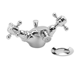 Mischbatterie für Bidet / freistehend / verchromtes Metall / für Badezimmer