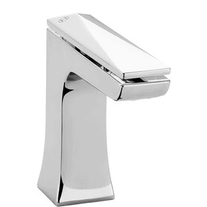 Einhebelmischer für Waschtisch / verchromtes Metall / für Badezimmer / 1-Loch