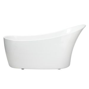 freistehende Badewanne / oval / aus Acryl