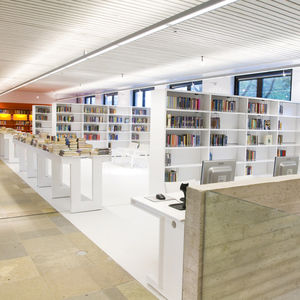 Standard-Regalsystem / für Archiv / für Bibliotheken / Holz