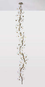 klassische Deckenleuchte / Glas / Bronze / LED