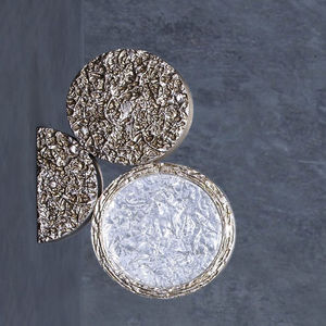 moderne Wandleuchte / Bronze / Glas / LED