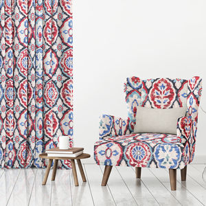 Möbelstoff / Blumenmotive / Polyester / Jacquard