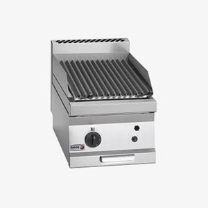 Gas-Grill / für Theken / für professionellen Gebrauch / Edelstahl