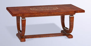 Tisch / Art Deco / Holzfurnier / rechteckig / Objektmöbel
