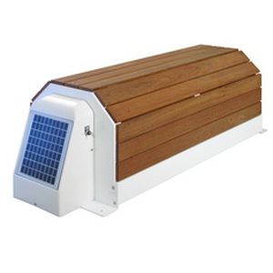 automatische Poolabdeckung / mit Sicherheitsvorrichtung / Sonnenkollektoren