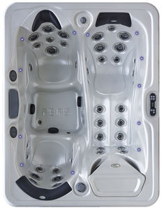 Hot-Tub / zum Aufstellen / Einbau / rechteckig / 3 Plätze