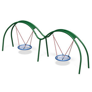 Metallschaukel / für Spielepark / doppelt