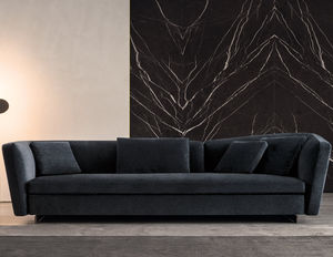 modernes Sofa / für Innenbereich / Leder / Textil