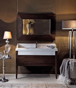 wandmontierter Spiegel für Badezimmer / modern / rechteckig / quadratisch