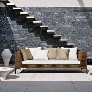 modulierbares Sofa / modern / für den Garten / Synthetikfaser