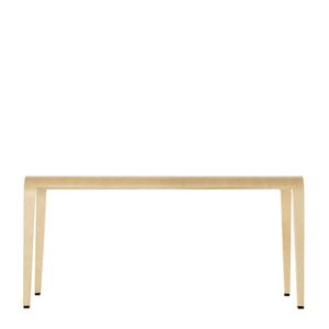 moderne Bank / aus Eiche / aus Nussbaum / aus Esche