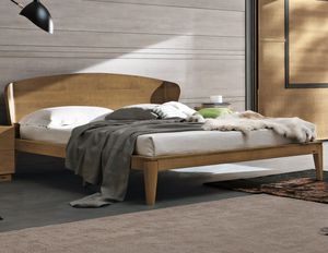 Doppelbett / modern / Kopfteil / aus Esche