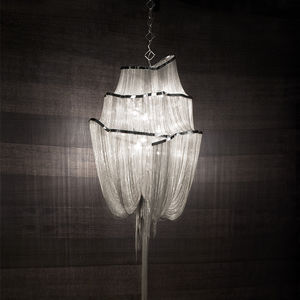 Hängelampe / modern / Metall / Halogen