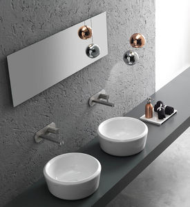 Aufsatzwaschbecken / rund / Keramik / modern