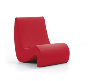 moderner Sessel / Stoff / von Verner Panton / für öffentliche Einrichtungen