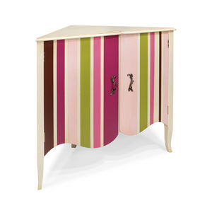 Eck-Sideboard / Louis XV. Stil / lackiertes Holz