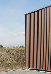 profiliertes Metallblech / Aluminium / für Fassaden