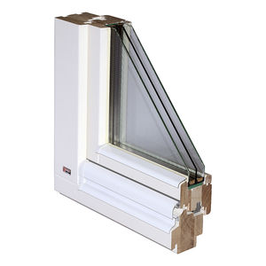 Flügelfenster / Holz / Doppelverglasung / 3-Fach-Verglasung