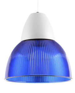 Hängelampe / modern / lackiertes Aluminium / höhenverstellbar