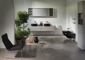 Aufsatzwaschbecken / rund / Keramik / modern