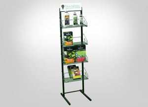 Ablageregal für Broschüren / Metall / für Geschäfte