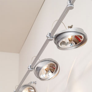 LED-Schienenleuchte / rund / Metall / Gewerbe