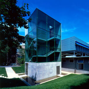 Fertigbau-Gebäude / Modul / Stahl / Glas