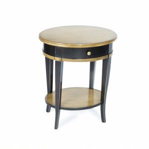 klassischer Nachttisch / Leder / aus Marmor / aus Eiche