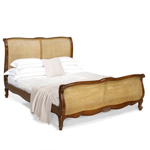 Doppelbett / King Size / französischer Stil / Polster